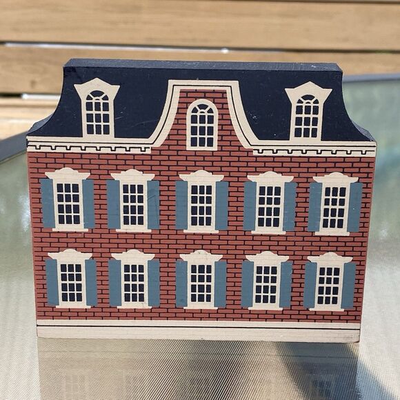 1987 The Cats Meow Main Street Series Franklin Library Shelf Sitter Decor - Picture 2 of 6